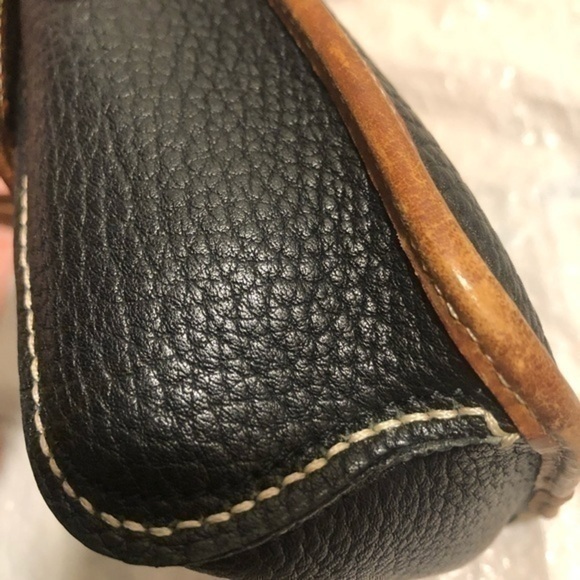 DOONEY & bourke all weather leather black brown vintage binocular crossbody bag - Picture 8 of 14
